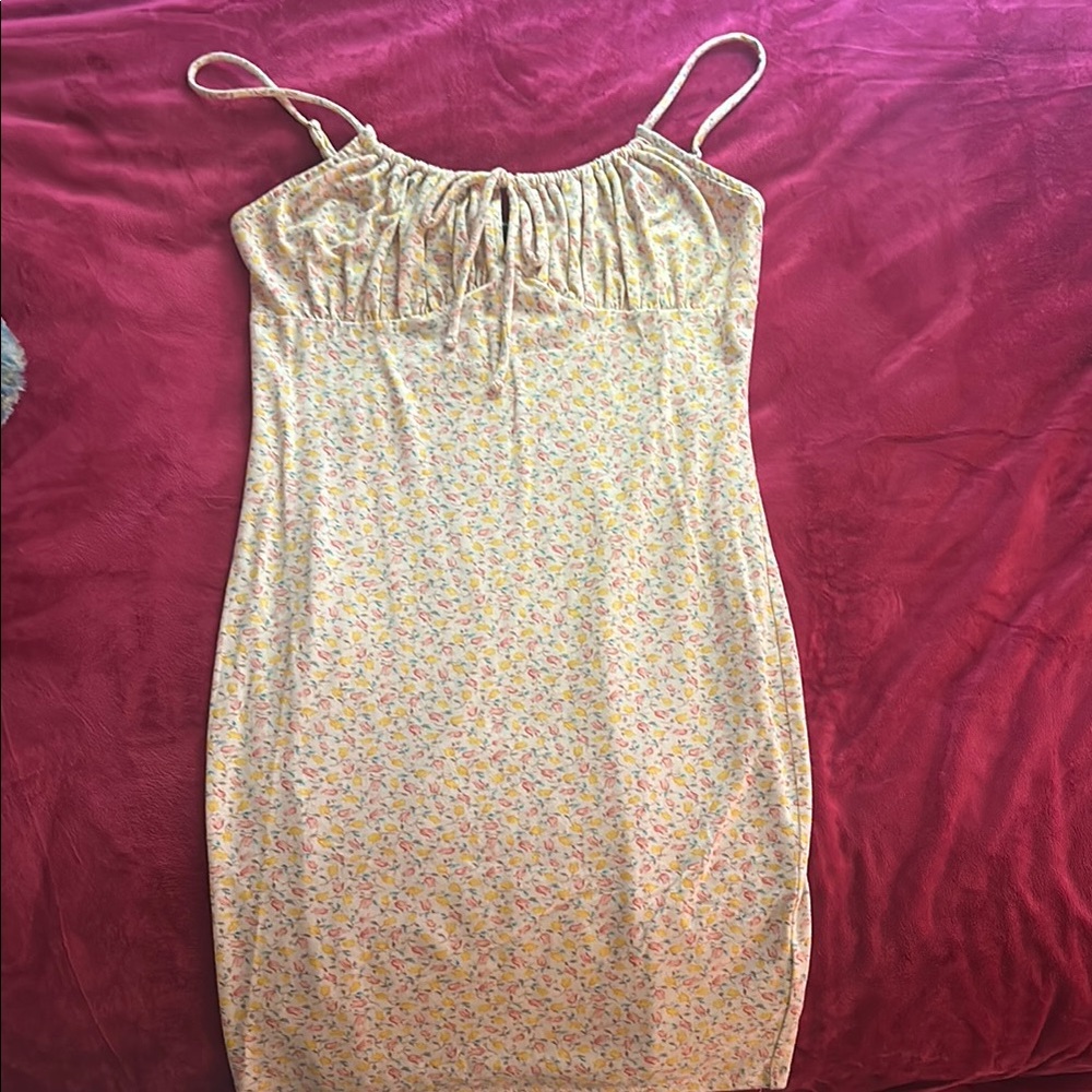Floral Spaghetti Strap Dress
